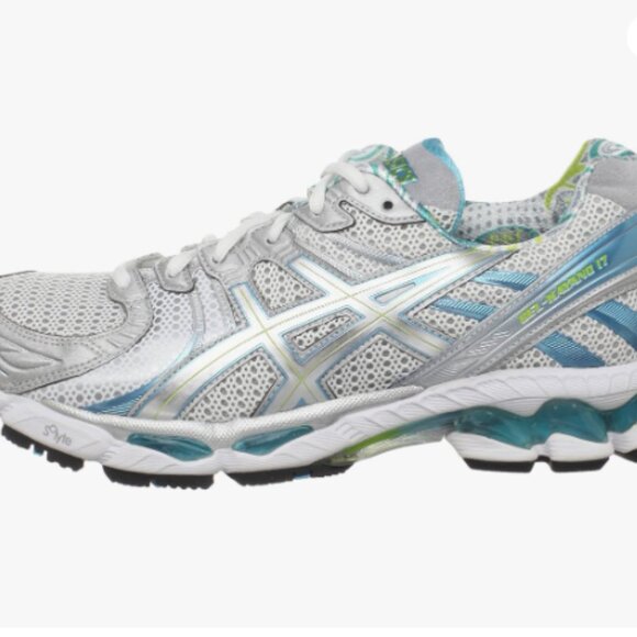 Asics Shoes - Asics Gel Kayano 17 White Teal Running Jogging Cross Training Womens Size 9.5